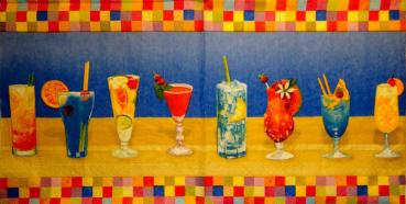 008 Cocktails - 3-lagig - Colourful Life