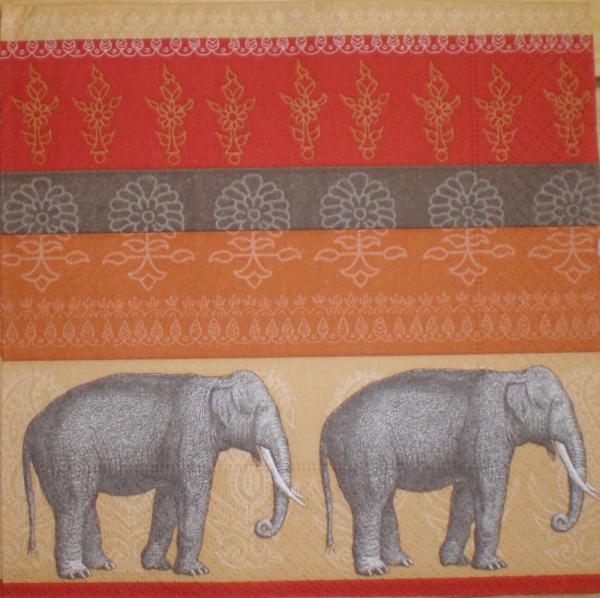 012 Elefant - 3-lagig  - Paper Design