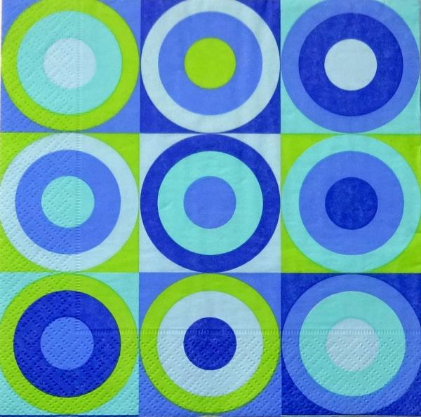013 Muster - 3-lagig (blau) - Herlitz