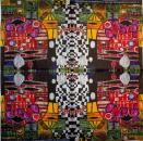 208 Muster - 3-lagig - Hundertwasser 2010