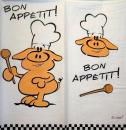 TX-084 Text - 3-lagig - ppd - Clov Cartoon - Bon Appetit - Bistro