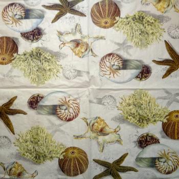 094 Shellfish - 3-ply (blue) - Home Fashion