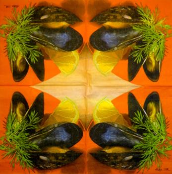 094 Shellfish - 3-ply (blue) - Home Fashion