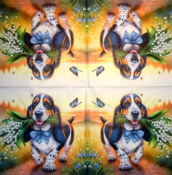 HUN-1523 Hunde - 3-lagig - Specials