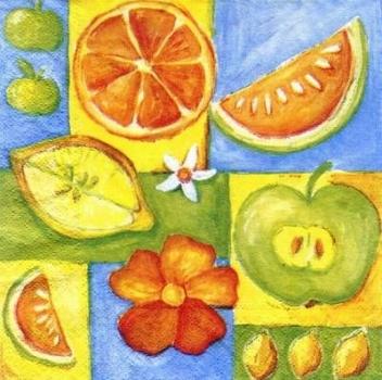 184 Lemons, Oranges - 3-ply