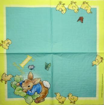 999.186 Rabbits:  natürliche - 3-ply - Peter Rabbit 2005