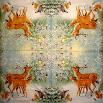 HIR-404 Deer - 3-ply - Ambiente