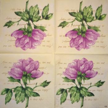 059 Rosen - 3-lagig (rosa) - Madame est Servie