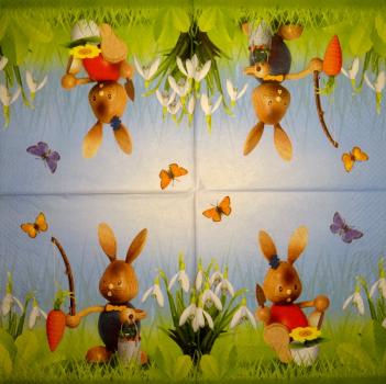 999.088 Rabbits:  unnatürlich - 3-ply - ppd - C.Pabst