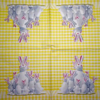 999.088 Rabbits:  unnatürlich - 3-ply - ppd - C.Pabst
