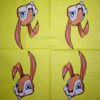 999.088 Rabbits:  unnatürlich - 3-ply - ppd - C.Pabst