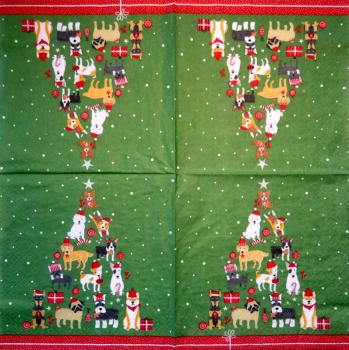 HUN-784 Hunde - 3-lagig - Ambiente