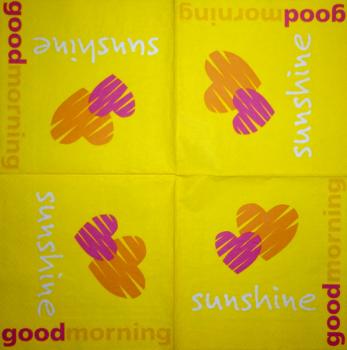 168 Heart / Hearts - 4-ply - Braunis - Handkerchief