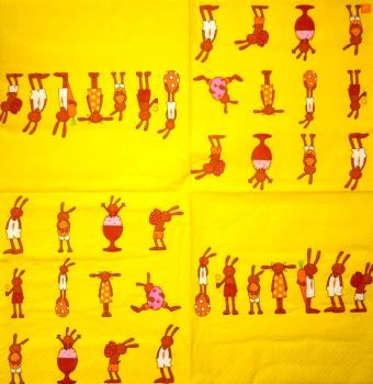 184 Rabbits:  unnatürlich - 3-ply - 35x35 cm