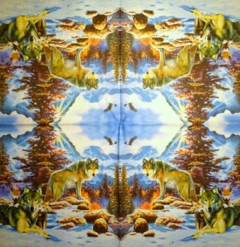 054 Animals Autumn - 3-ply - CS
