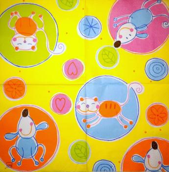 HUN-967 Dogs - 3-ply - Home Fashion