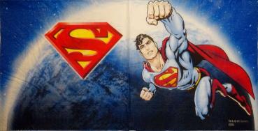 114 Bekannte Figuren - 3-lagig - Superman - DC Comics