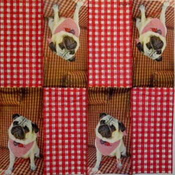 036 Dogs - 4-ply - Ihr - Handkerchief