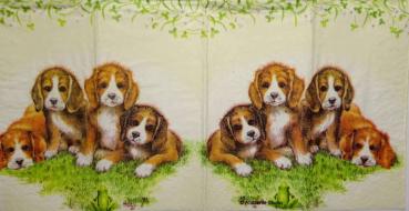 085 Dogs - 4-ply - Ambiente -Taschentuch