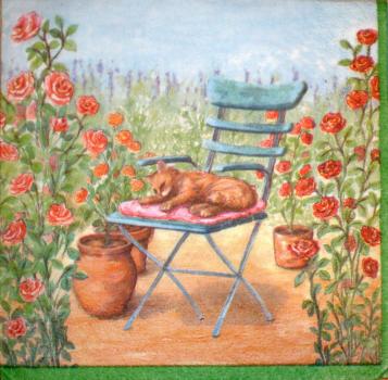 081 Katzen - 3-lagig - 35x35cm - WIDA