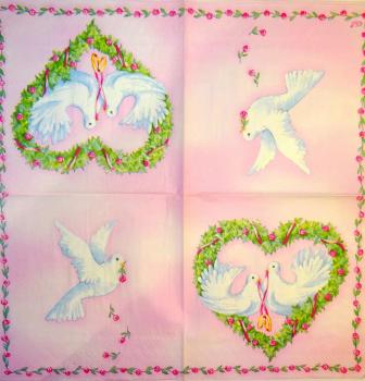 119 Heart / Hearts - 3-ply (pink) - Ihr