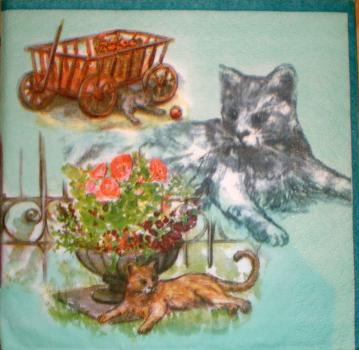 104 Cats - 3-ply - WIDA - 35x35cm