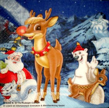 198 Hirsche - 3-lagig - Home Fashion - Rudolph 2002