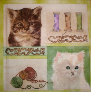 110 Cats - 3-ply (grün) - Ambiente