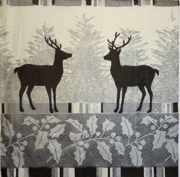 051 Deer - 3-ply (silver) - Ihr