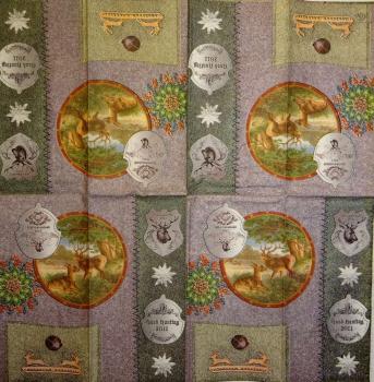 072 Deer - 4-ply - Ihr - Handkerchief