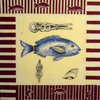 061 Fish - 3-ply - (bordeaux)