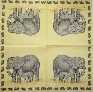 050 Elephant - 3-ply - Ambiente