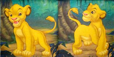 022 Löwe - 3-lagig - Disney - König der Löwen