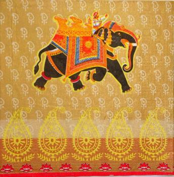 060 Elefant - 3-lagig - (gold) - ppd