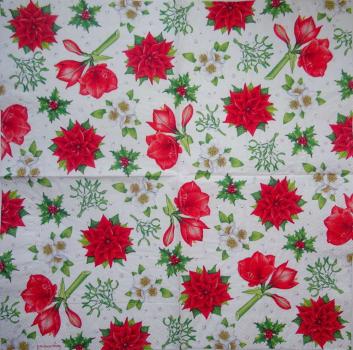 115 Christmas Flowers - 3-ply - Ambiente