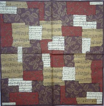 123 Christmas Flowers - 3-ply (brown) - Ihr