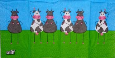 082 Kühe - 4-ply - ppd - Handkerchief