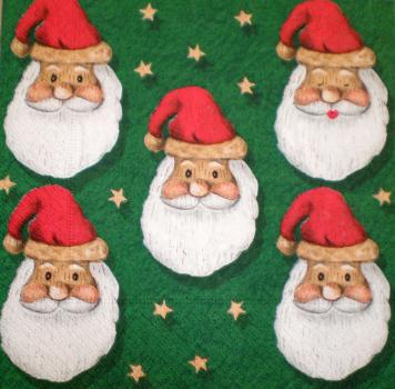 016 Santa Others - 3-ply (grün) - Paper Design