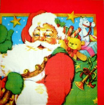 032 Weihnachtsmann Sonstige - 3-lagig (rot)