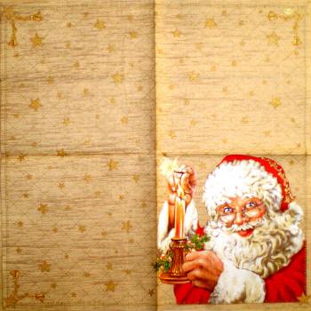 037 Weihnachtsmann Sonstige - 3-lagig (creme) - Maki