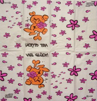 044 Pigs - 4-ply - Sniff - Clov - Handkerchief