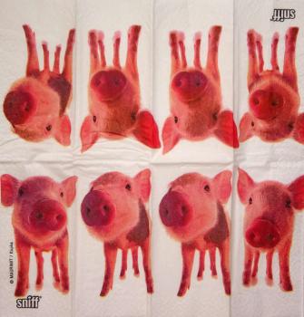 045 Pigs - 4-ply - Sniff - Maurimit/Kubka - Handkerchief