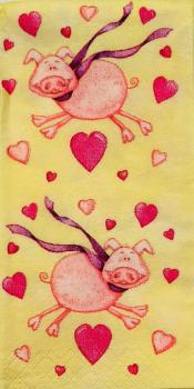 046 Pigs - 4-ply - Paper Design - Handkerchief