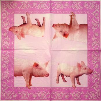 014 Pigs - 3-ply (pink) - Ihr