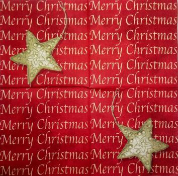 023 Stars - 3-ply - (red) - Paper Design