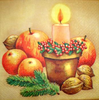 019 Candles - 3-ply (yellow)