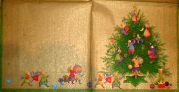 004 Christmas Tree - 3-ply - Caspari