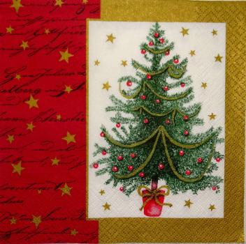 051 Weihnachtsbaum - 3-lagig (rot)