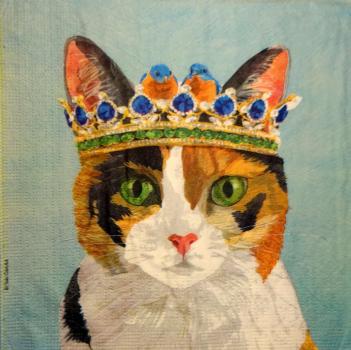 218 Katzen - 3-lagig - ppd - Two Can Art