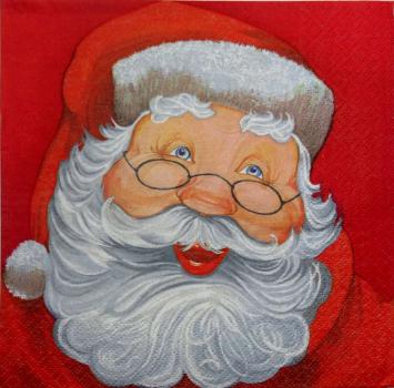 066 Weihnachtsmann Sonstige - 3-lagig (rot) - ti-flair
